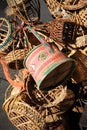 Thai handmade wooden basket