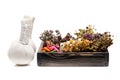 Thai Herbal Compress Massage, incense and dried herbs for spa