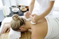 Thai herbal massage