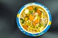 Thai homemade mildly seasoned soup Royalty Free Stock Photo