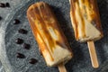 Thai Iced Coffee Ice Cream Bar Royalty Free Stock Photo