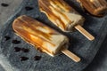 Thai Iced Coffee Ice Cream Bar Royalty Free Stock Photo