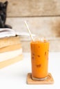 Thai iced tea Royalty Free Stock Photo