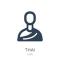 thai icon in trendy design style. thai icon isolated on white background. thai vector icon simple and modern flat symbol for web