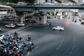 Thai-Japanese Friendship Bridge at Silom Intersection area