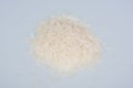 Thai jasmine rice : Close-up pile of rice called jasmine rice , rice with high nutrients on white background Royalty Free Stock Photo