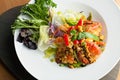 Thai Jumbo Shrimp Salad Royalty Free Stock Photo