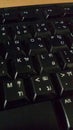 Thai Keyboard Close-up Royalty Free Stock Photo