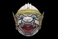 Thai Khon Mask or Thai traditional mask name is Hanuman