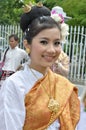 Thai lady in traditional dress