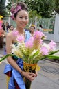 Thai lady in traditional dress