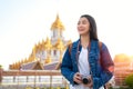 Thai lady travel in Bangkok city