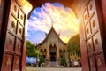 Thai Lanna Temple at Chiang Mai, Thailand.