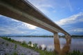 Thai Lao Bridge at Nong Khai Thailand in evening