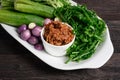Thai Lemongrass chili paste Royalty Free Stock Photo