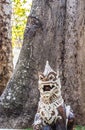 Thai lion stucco