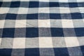 Thai loincloth white blue square pattern for any background