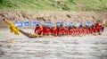 Thai long boat traditional compete