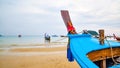 Thai long-tail boat on the beach