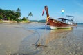 Thai Long Tail Boat on beach