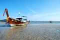 Thai Long Tail Boat on beach