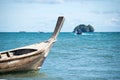 Thai Long tail Boat Krabi Province on the sea