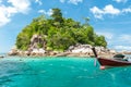 Thai long-tail boats in the beach, Koh Lipe in Satun, Thailand