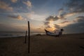 Thai long-tailed boat Royalty Free Stock Photo