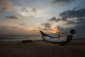 Thai long-tailed boat Royalty Free Stock Photo