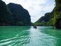 Thai Longtail Boat Ride in Phang Nga Bay Thailand