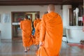 A Thai man ordain to a Monk situation