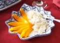 Thai Mango Sticky Rice Dessert Royalty Free Stock Photo