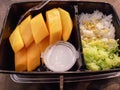 Thai mango sticky rice.