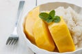 Thai Mango Sticky Sweet Rice Dessert