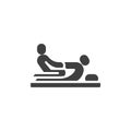 Thai massage vector icon