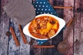 Thai massaman curry paste recipe. Royalty Free Stock Photo