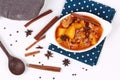 Thai massaman curry paste recipe. Royalty Free Stock Photo