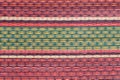 Thai mat, pattern of the mat in local traditional Thailand. Royalty Free Stock Photo