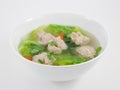Thai minced pork soup