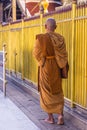 Thai monk walk