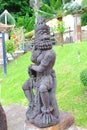 Thai monkey literature statue