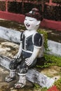 Thai Mountaineer children figure, Clay Thai Art