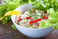 Thai mung bean noodle salad