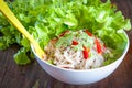 Thai mung bean noodle salad