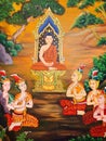 Thai mural painting