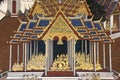 Thai Mural Painting on the wall, Wat Phra Kaew Royalty Free Stock Photo