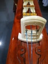 Thai musical instruments made of wood with three lines
