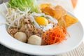 Thai Noodle Dish with Fried Egg