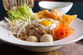 Thai Noodle Dish with Fried Egg