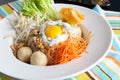 Thai Noodle Dish with Fried Egg
